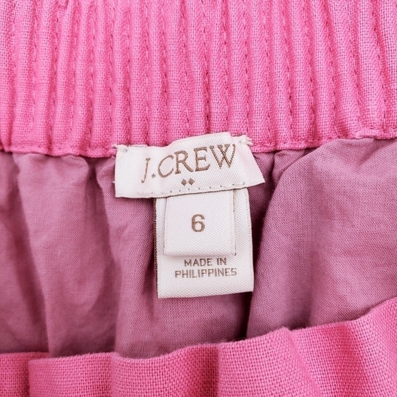 J.Crew Factory Elastic Waist Floral Print Pull On Casual Skirt - Picture 6 of 8